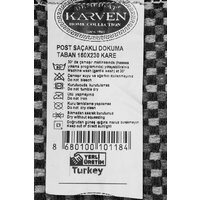 Ковер для жилой комнаты Karven Post Dokuma Sacakli 160x230 KV 035 (Vizon/бежевый) - Превью изображения №10 — Интернет-магазин Time-Shop