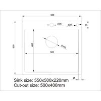 Кухонная мойка Asteria A5550NB-D1 (черный декор) - Превью изображения №7 — Интернет-магазин Time-Shop
