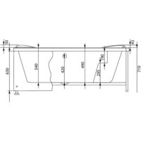 Ванна Aquanet Capri 160x100 L - Превью изображения №6 — Интернет-магазин Time-Shop