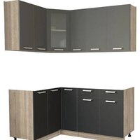 Интерлиния Мила 12x17 без столешницы (серебристый/антрацит)