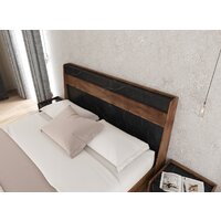 Кровать Мебельград Браун 160x200 (таксония/мрамор неро маркина) - Превью изображения №4 — Интернет-магазин Time-Shop