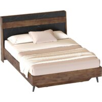 Мебельград Браун 160x200 (таксония/мрамор неро маркина)