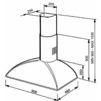 Кухонная вытяжка Smeg KS89AOE - Превью изображения №2 — Интернет-магазин Time-Shop