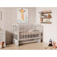 Классическая детская кроватка Incanto Pali универсальная KR-0052/4-А (серый) - Превью изображения №31 — Интернет-магазин Time-Shop