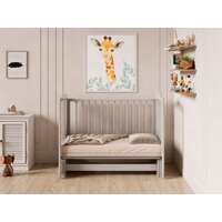 Классическая детская кроватка Incanto Pali универсальная KR-0052/4-А (серый) - Превью изображения №26 — Интернет-магазин Time-Shop