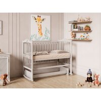 Классическая детская кроватка Incanto Pali универсальная KR-0052/4-А (серый) - Превью изображения №30 — Интернет-магазин Time-Shop