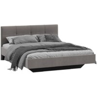 Трия Элис тип 1 с мягкой обивкой 160x200 (велюр мокко)