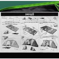 Кемпинговая палатка RSP Outdoors Dream 4 (зеленый) - Превью изображения №18 — Интернет-магазин Time-Shop