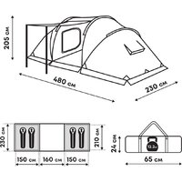 Кемпинговая палатка RSP Outdoors Dream 4 (зеленый) - Превью изображения №21 — Интернет-магазин Time-Shop