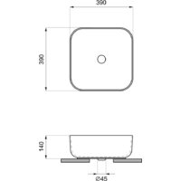 Умывальник Wellsee Preen 329701000 - Превью изображения №9 — Интернет-магазин Time-Shop