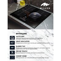 Варочная панель Millen MIH 602 BL - Превью изображения №3 — Интернет-магазин Time-Shop