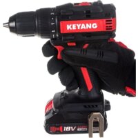 Дрель-шуруповерт Keyang DD18BL-W Set (с 2-мя АКБ, кейс) - Превью изображения №3 — Интернет-магазин Time-Shop