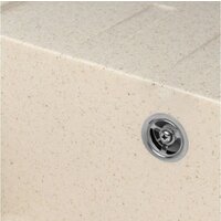 Кухонная мойка Saniteco Rosa (бежевый) - Превью изображения №8 — Интернет-магазин Time-Shop