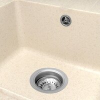 Кухонная мойка Saniteco Rosa (бежевый) - Превью изображения №9 — Интернет-магазин Time-Shop