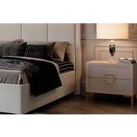 Кровать Ангстрем Дольче спальня с ПМ ДЛ-811.26 исп.30 (кашемир серый) - Превью изображения №16 — Интернет-магазин Time-Shop