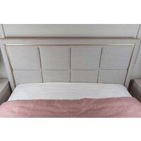 Кровать Ангстрем Дольче спальня с ПМ ДЛ-811.26 исп.30 (кашемир серый) - Превью изображения №17 — Интернет-магазин Time-Shop