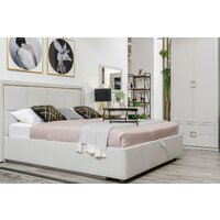 Кровать Ангстрем Дольче спальня с ПМ ДЛ-811.26 исп.30 (кашемир серый) - Превью изображения №12 — Интернет-магазин Time-Shop