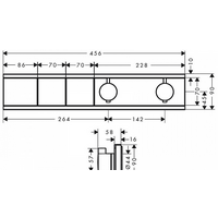 Смеситель без скрытого механизма Hansgrohe RainSelect 15380700 (белый) - Превью изображения №2 — Интернет-магазин Time-Shop