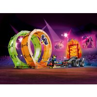 Конструктор LEGO City 60339 Трюковая арена Двойная петля - Превью изображения №3 — Интернет-магазин Time-Shop