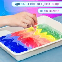 Набор для рисования BRAUBERG HOBBY ЭБРУ 40 картин А4 665354 - Превью изображения №5 — Интернет-магазин Time-Shop