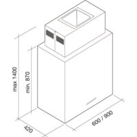 Кухонная вытяжка Falmec Design Laguna Isola Pannellabile 800 (60) - Превью изображения №4 — Интернет-магазин Time-Shop