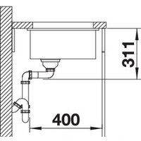 Кухонная мойка Blanco Subline 375-U (базальт) - Превью изображения №3 — Интернет-магазин Time-Shop