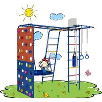 Детский спортивный комплекс Формула здоровья Street 2 (салатовый/радуга) - Превью изображения №2 — Интернет-магазин Time-Shop