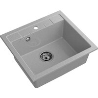 Кухонная мойка GranFest Quadro 561 (серый) - Превью изображения №3 — Интернет-магазин Time-Shop