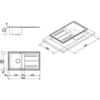 Кухонная мойка Smeg LZ861P - Превью изображения №2 — Интернет-магазин Time-Shop