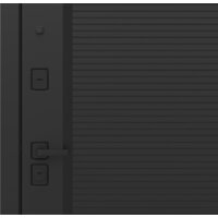 Металлическая дверь Guard Line зеркало 86x205 правая (графит/шагрень белая) - Превью изображения №5 — Интернет-магазин Time-Shop