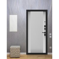 Металлическая дверь Guard Line зеркало 86x205 правая (графит/шагрень белая) - Превью изображения №7 — Интернет-магазин Time-Shop