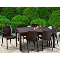 Стол Keter Melody (коричневый) - Превью изображения №3 — Интернет-магазин Time-Shop