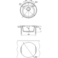 Кухонная мойка Lemark Sula 9910006 (шампань) - Превью изображения №3 — Интернет-магазин Time-Shop