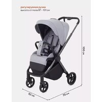 Коляска прогулочная «книга» Rant Golf RA101 (classic grey) - Превью изображения №4 — Интернет-магазин Time-Shop