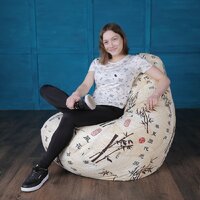 Кресло-мешок Flagman Груша Макси Г2.4-22 Бамбу А01 - Превью изображения №12 — Интернет-магазин Time-Shop