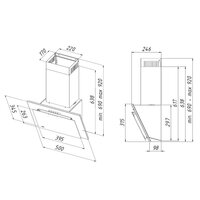 Кухонная вытяжка Akpo Nero Eco 50 WK-4 (черный) - Превью изображения №2 — Интернет-магазин Time-Shop