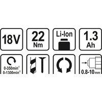 Дрель-шуруповерт Sthor 78972 (с 2-мя АКБ) - Превью изображения №9 — Интернет-магазин Time-Shop