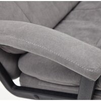 Офисное кресло TetChair Comfort LT флок (серый) - Превью изображения №19 — Интернет-магазин Time-Shop