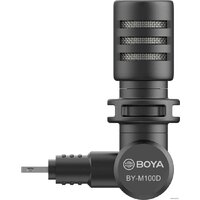 Коннекторный микрофон BOYA BY-M100D - Превью изображения №2 — Интернет-магазин Time-Shop