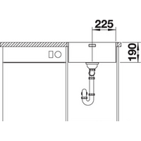 Кухонная мойка Blanco Andano 450-IF (без клапана-автомата) - Превью изображения №2 — Интернет-магазин Time-Shop