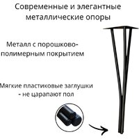 Кухонный стол СВД Юнио Юнио 066.П16.МО (бетон) - Превью изображения №5 — Интернет-магазин Time-Shop