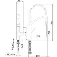 Смеситель Rubineta Ultima-50 (WT) - Превью изображения №2 — Интернет-магазин Time-Shop