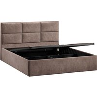 Кровать Трия Стелла Тип 1 c ПМ и заглушиной 160x200 (микровелюр Wellmart Latte) - Превью изображения №3 — Интернет-магазин Time-Shop