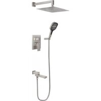 Душевая система  Hansberge H6075 (никель) - Превью изображения №1 — Интернет-магазин Time-Shop