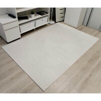 Ковер для жилой комнаты Radjab Carpet Сканди Сизаль Прямоугольник 10949A 12210RK (2x2.9, Krem/Krem) - Превью изображения №2 — Интернет-магазин Time-Shop