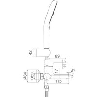 Смеситель Gappo G3203-6 - Превью изображения №2 — Интернет-магазин Time-Shop