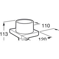 Дозатор для жидкого мыла Roca Tempo A817037001 - Превью изображения №2 — Интернет-магазин Time-Shop