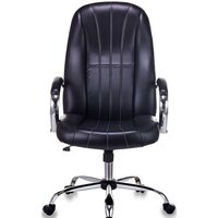 Офисное кресло Бюрократ T-898SL (черный) - Превью изображения №2 — Интернет-магазин Time-Shop