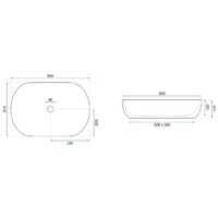 Умывальник Rea Cleo U0024 - Превью изображения №2 — Интернет-магазин Time-Shop