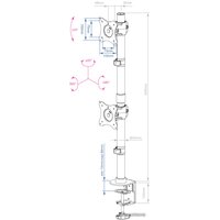 Кронштейн для монитора Arm Media LCD-T43 - Превью изображения №2 — Интернет-магазин Time-Shop